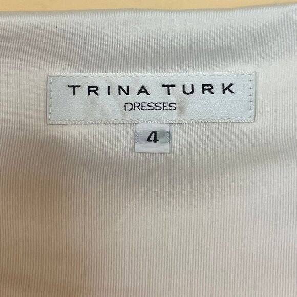 Trina Turk Dress Felana Floral Watercolor Jersey Dress, Size 4 - Picture 3 of 5